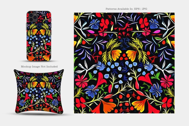 haftowane motywy folk i nowoczesne wzory